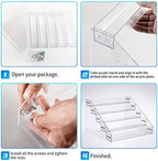 Acrylic Spice Rack, Tiered Spice Rack Shelf Seasoning Organizer - Image 4