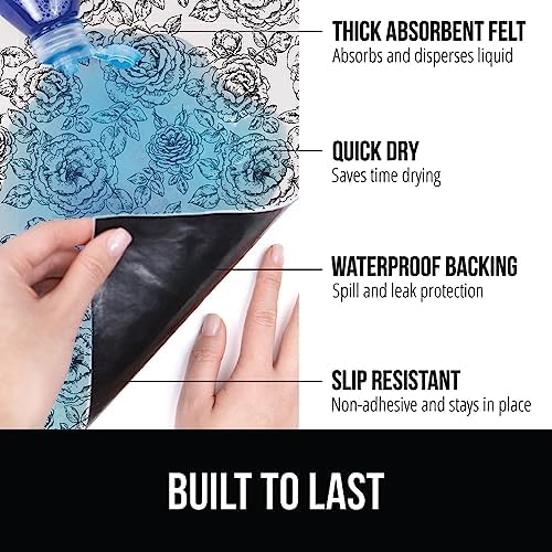 GORILLA GRIP LeakGuard Under Sink Mat for Kitchen Cabinet, 24x60 Gray - Image 2