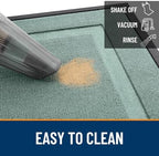 OLANLY Front Door Mat Outside 71x47, All-Season Heavy-Duty Rubber Doormat - Image 5