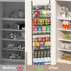 ElegantArray 9-Tier Pantry Door Organizer, Black - Image 5