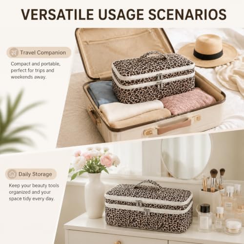 Hair Tool Travel Bag, Leopard - Image 7