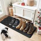 Azadx Heavy Duty Boot Trays Natural Rubber Shoe Mat Tray for Entryway by Azadx