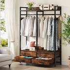 Tribesigns Freestanding Closet Organizer, Garment Rack with 4 Drawers by Tribesigns