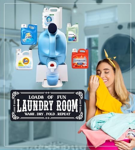 Skywin Laundry Detergent Holder with Laundry Room Rug Runner - Image 7