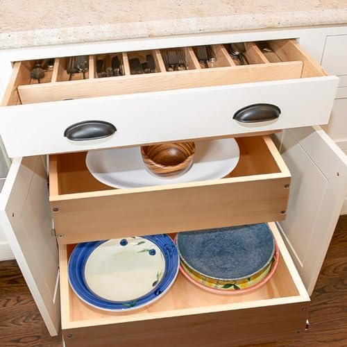 Mulush Pull Out Cabinet Organizer 23''W×21''D×16''H Slide Out Drawer - Image 5