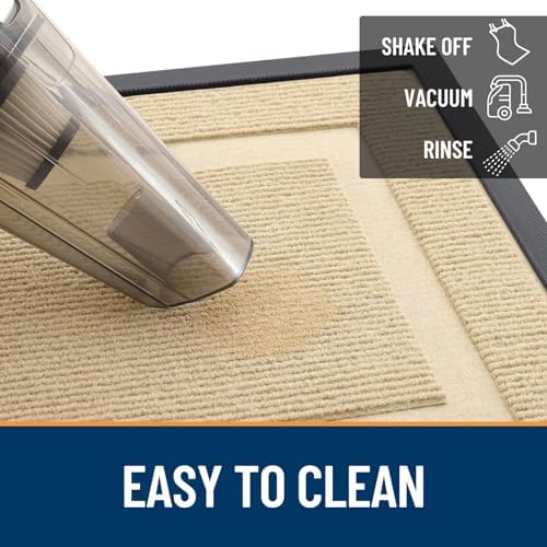 OLANLY Front Door Mat Outside 35x23, All-Season Heavy-Duty Rubber Doormat - Image 6