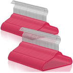 Casafield 100 Velvet Baby Hangers - 11" Size for Infant & Toddler Clothes - Pink by Casafield