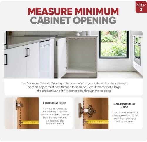Rev-A-Shelf Kitchen Cabinet Pullout Organizer, Min Open Width of 20.5" - Image 4