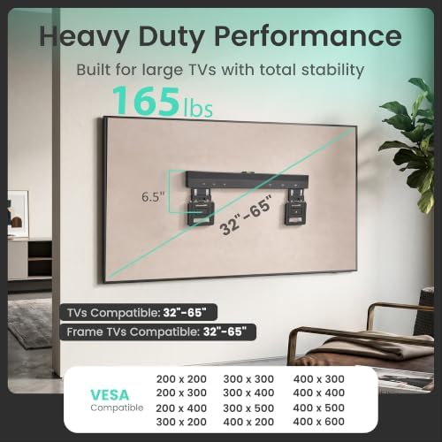 ynVISION.DESIGN Ultra Slim TV Wall Mount for 32-65" TVs, Frame Compatible - Image 2