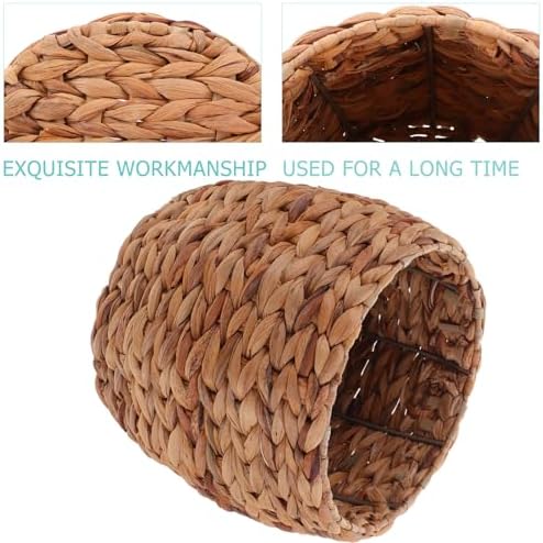Healeved 10inch Seagrass Plant Basket Indoor Planter Basket Sundries Storage Woven Seagrass Wicker Planter Flower Pot - Image 7
