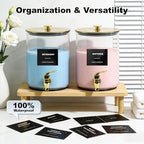 Glass Laundry Detergent Dispenser for Laundry Room Organization-Gold - Image 3
