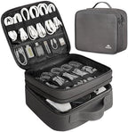 MATEIN Cord Organizer Bag with Adjustable Divider, DJ Electronic Storage by MATEIN