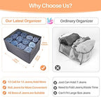 4 Pack 12-Grid Closet Organizers and Storage Bins with Dividers for Clothes - Image 3