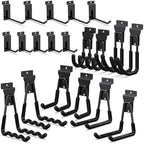 3-H Slatwall Hooks 20 Pack Heavy Duty Multi Sizes, Slatwall Accessories by 3-H