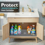 Under Sink Mat 28" x 22", Silicone Under Sink Liner for Kitchen and Bathroom, Waterproof Cabinet Protector Drip Tray, Protects Cabinets from Leaks and Spills - Image 5