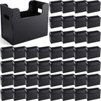 48 Pcs Portable Desktop File, Filing Organizer, Black by Trandraft