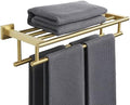 Alise Double Towel Rack for Bathroom Wall Mounted 16 Inch,Gold by Alise