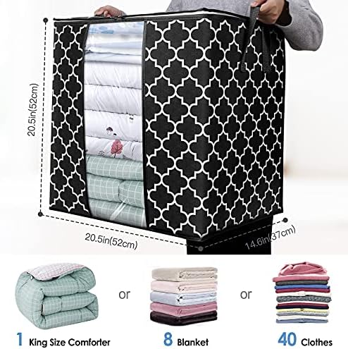 Storage Bags 6 Pack 100L Clothes Organization and Storage Containers - Image 2
