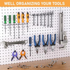 INCLY 176PCS Pegboard Hooks with Peg Locks, 1/4" Heavy Duty Metal - Image 7