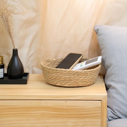 KINGWILLOW Woven Basket Set, Round Storage Organizer, Set of 4 - Image 4