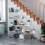 HUBSON Wire Cube Storage Organizer, Book/Toy/Craft/Potted Plants and petCloset Organizers and Storage Shelves, 6-Cube Freely Combinable Metal Grids Storage Shelf, White Iron - Image 6