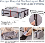TAILI Under Bed Vacuum Storage Bags for Comforters,41x17.7x6",Cationic Grey - Image 4