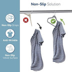 Premium Velvet Hangers 60 Pack, Non Slip Clothes Felt Hanger Heavy Duty for Coat, Premium Slim Space Saving Suit Hangers for Closet Organizer, 360° Rotating Silver Hook - Image 6