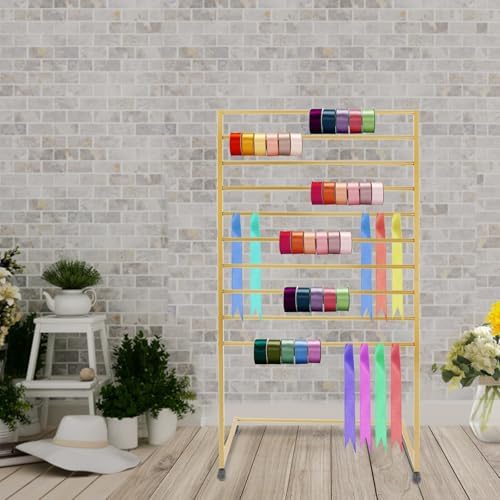 10 Tiers Rolling Display Tie & Scarf Rack Towel Belt Hanger - Image 4