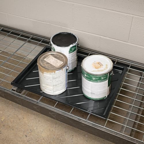 PIG Multifunctional Easy to Clean Tray | Boot Shoe Tray | Garden Work Tray | Car Oil Drip Tray | Indoor or Outdoor Use | 17" W x 24" L x 1" H | 1.46 Gallon Sump Capacity | 12 Count | PM50846-1109 - Image 6