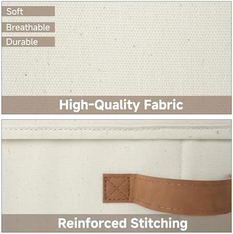 StorageWorks Closet Storage Bins, Fabric Storage Bins with Lids - Image 4