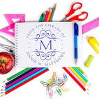 Customized Portable Pre-Inked Dotted Monogram Personalized Home Stamp - Ideal Islamic Gift for Muslim Community Leaders - Ideal Customized Book Stamp for Personal and Professional Use - and Durable - Image 6