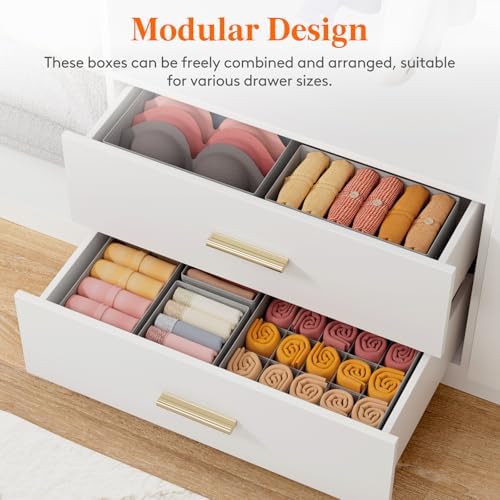 Lifewit Underwear Drawer Organizer for Closet 16 Pack - Image 4