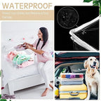 Windyun 16 Pcs Clear Zippered Storage Bags, Blanket Storage, 16 x 12 x 8 in - Image 6