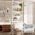Goovilla Over The Toilet Storage Shelf, 64-124inch(H) 15-27inch(W), White by Goovilla
