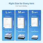 Vacuum Storage Bags with Pump,Space Saver,Cordless,16-Pack - Image 5