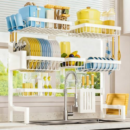 Sakugi Dish Drying Rack Over The Sink, Dish Drainer for Kitchen Counter by Sakugi