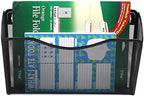 YBM Home Mesh Wall Mount File Organizer Holder for Home and Office, Single Pocket Hanging File Holder for Folders, Documents, Letters, and Magazines, Black 2 Pack - Image 4