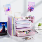 gianotter 5-Tier Desk Organizer with Drawers and File Holders - Image 6