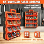 Tool Box Organizer,12-Compartment Portable Small Parts Organizer - Image 5