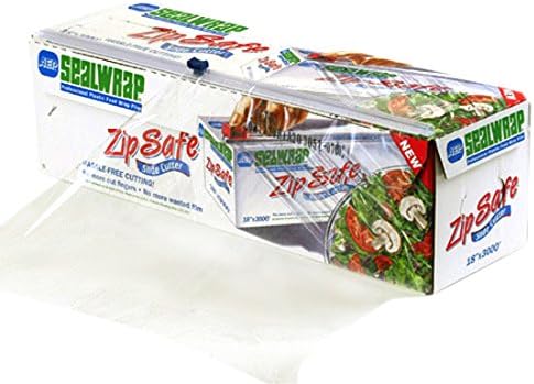 SealWrap-30510700 Zipsafe Plastic Wrap, 18" Wide by 3000' Length, PVC, Clear by SealWrap