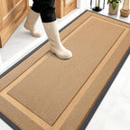 OLANLY Front Door Mat Outside 59x23, All-Season Heavy-Duty Rubber Doormat by OLANLY