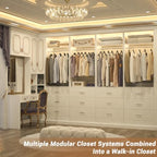 Besiost Closet Systems with 12 Wood Drawers, Closet System Set of 4 - Image 2