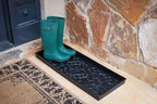 BIRDROCK HOME Large Rubber Boot Tray, Black, 34x14in - Image 2