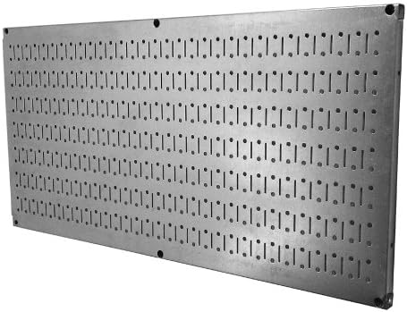 Wall Control Pegboard 16in x 32in Horizontal Galvanized Metal Pegboard Tool Board Panel by Wall+Control
