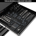 Prime Socket Bundle - Modular Socket Organizer & Tool Box Organizer, Wall Panel Tool Organization System - BLACK - Image 4