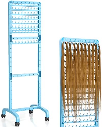 Yumkfoi Adjustable Braiding Hair Rack 160 Pegs, Double-Sided Braiding Rack by Yumkfoi