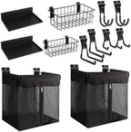12Pcs Slatwall Baskets Kit, Slatwall Accessories Slat Wall Hooks, Shelves by CraftyourworldwithUs