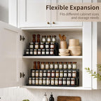Expandable Spice Rack Organizer for Cabinet, Supports 17.6 lbs Per Tier - Image 4