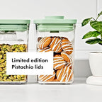 OXO Good Grips 3-Piece POP Container Set with Mini Scoops - Limited Edition Pistachio - Image 4