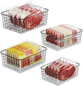 iSPECLE Freezer Organizer Bins - For 16/17/21 Cu Ft Upright Freezer, 4 Pack by iSPECLE